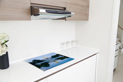 Herdabdeckplatte - Kapitol mit Spiegelbild