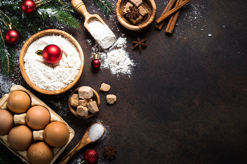 Herdabdeckplatte - Weihnachtsdinner