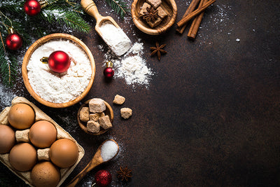 Herdabdeckplatte - Weihnachtsdinner