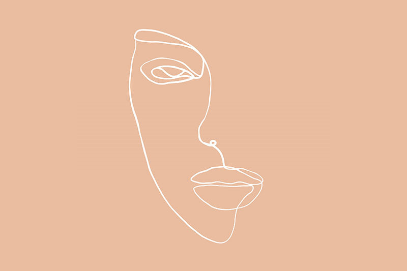 Herdabdeckplatte - Half Face