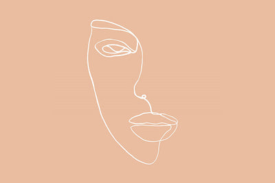 Herdabdeckplatte - Half Face