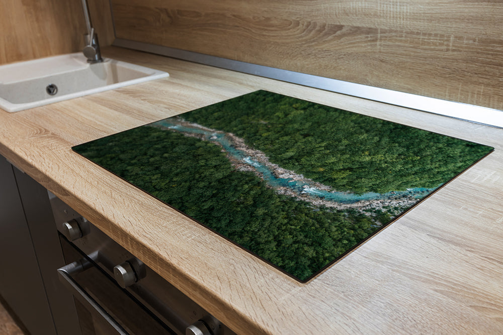 Herdabdeckplatte - Fluss