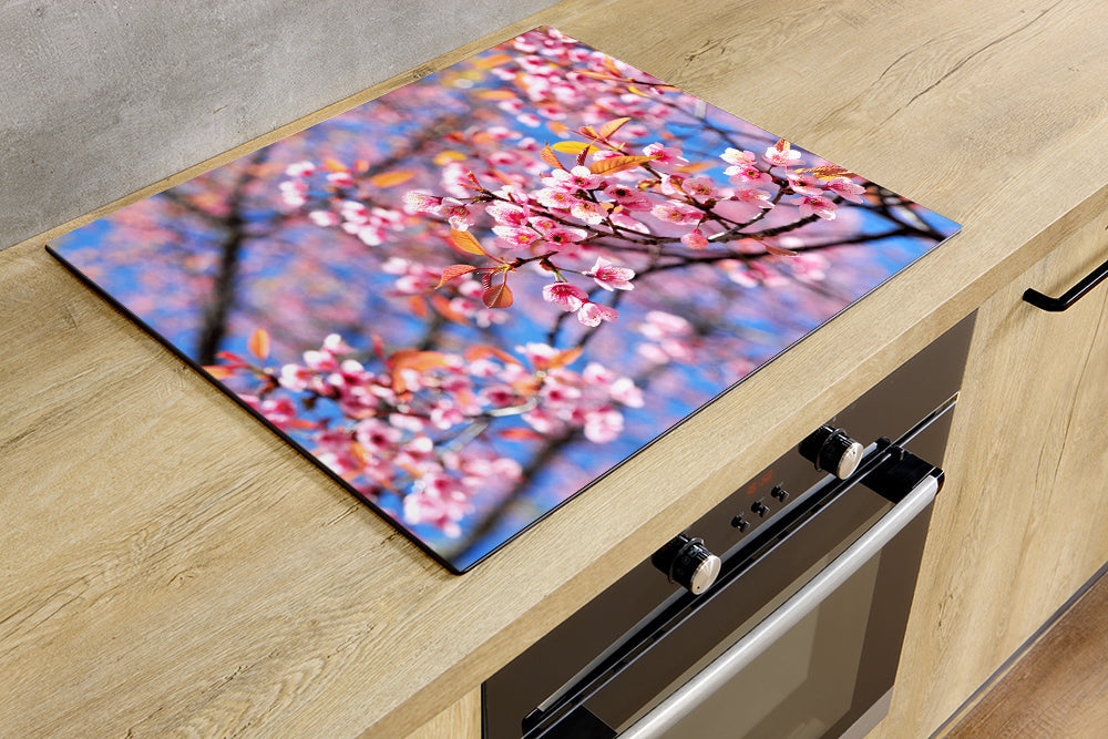 Herdabdeckplatte - Japanische Kirschblüte