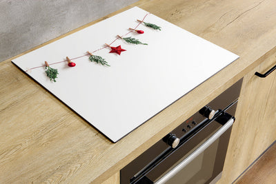Herdabdeckplatte - Weihnachtsgirlande