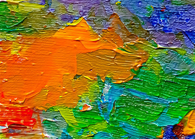 Herdabdeckplatte - Bunte abstrakte Kunst