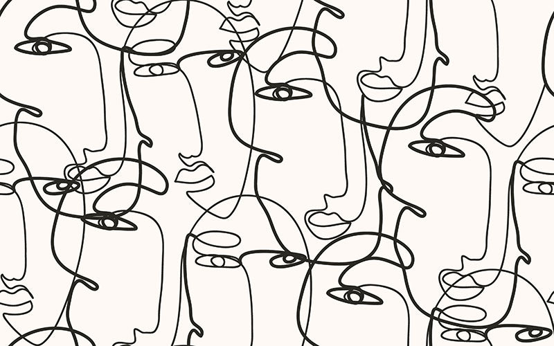 Herdabdeckplatte - People Art