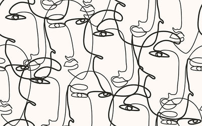 Herdabdeckplatte - People Art