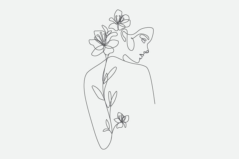 Herdabdeckplatte - Rose body