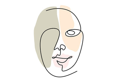 Herdabdeckplatte - Single Line Face