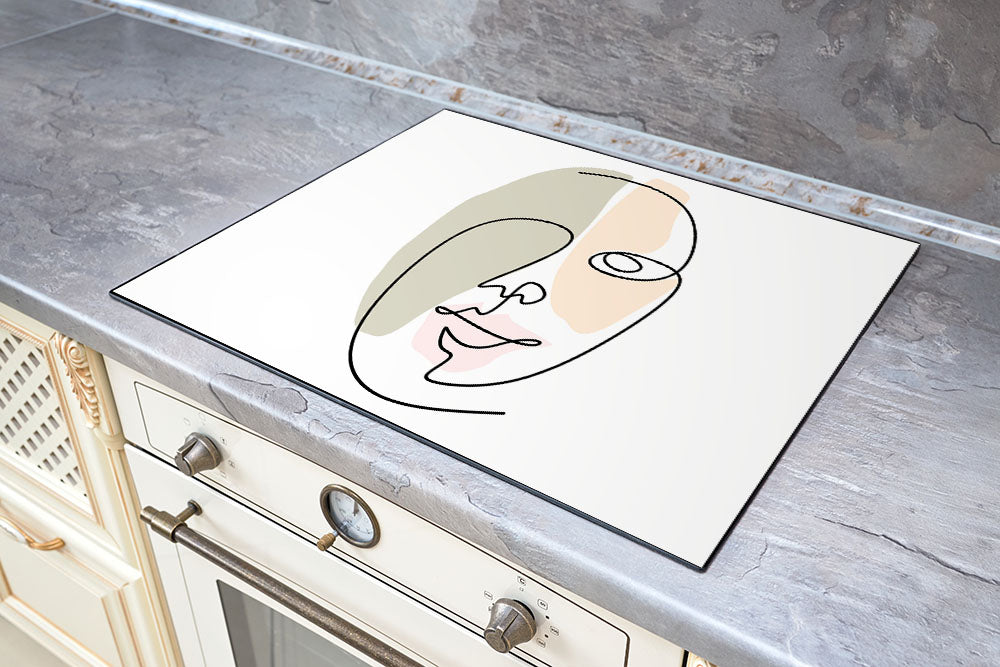 Herdabdeckplatte - Single Line Face