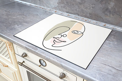 Herdabdeckplatte - Single Line Face