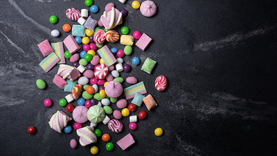 Herdabdeckplatte - Süßigkeiten
