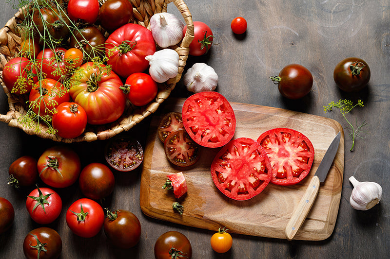 Herdabdeckplatte - Tomaten