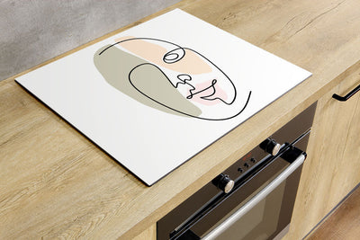 Herdabdeckplatte - Single Line Face